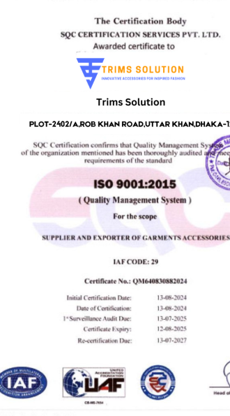ISO TRIMS Solution